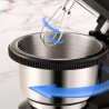 Μίξερ με μπολ Royalty Line RL-HM19015, 400W, 6 αναδευτήρες, 3 λίτρα, Turbo, 5 ταχύτητες, Μαύρο/inox