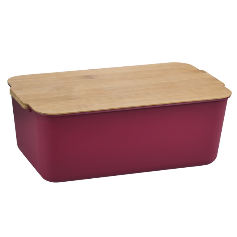 KESPER 58453, 33x18,5x12 cm, bambusz fedéllel, Bordeaux