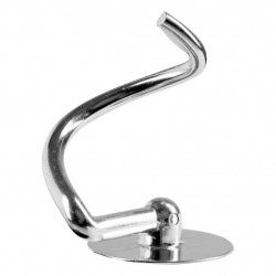 Robot de bucatarie cu bol din otel Hausberg HB-7605AB, 1000W, 5 L, 6 viteze, LED, Blender, Mixer, Masină de tocat carne, Alb