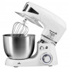 Hausberg HB-7605AB Kitchen Robot with Stainless Steel Bowl, 1000W, 5 L, 6 Speeds, LED, Blender, Mixer, Meat Grinder, White