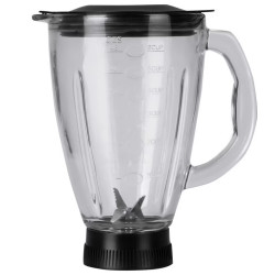 Hausberg HB-7605AB Kitchen Robot with Stainless Steel Bowl, 1000W, 5 L, 6 Speeds, LED, Blender, Mixer, Meat Grinder, White