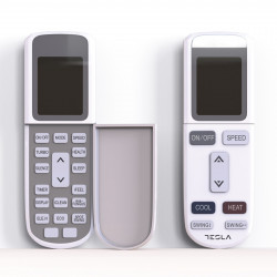 Κλιματιστικό Inverter Tesla TA36FFLL-1232IA, 12000 BTU, 20 m2, A++/A+, Έξυπνη ροή αέρα, Αυτοκαθαρισμός, Αντιβακτηριακή λειτουργία, Turbo, ECO, LED, Λευκό