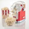 Aparat preparare popcorn cu aer cald Ariete Party Time 2.0 2958/00, 1100W, 600 g, Pulse-Clean, Rosu