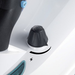 Парочистачка Ariete XSTEAM 4147/02, 1500W, 4 bar, 0.6 л, Дезинфекция, Без следи от влага, Регулируема пара, Бял/син