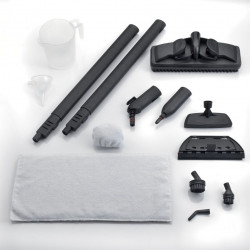 Парочистачка Ariete XSTEAM 4147/02, 1500W, 4 bar, 0.6 л, Дезинфекция, Без следи от влага, Регулируема пара, Бял/син