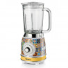 Blender Ariete Positano 0583/0P, 1000W, 1.5 L, 4 viteze + PULSE, Zdrobire gheata, Alb/Galben