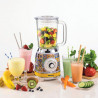 Blender Ariete Positano 0583/0P, 1000W, 1.5 L, 4 viteze + PULSE, Zdrobire gheata, Alb/Galben