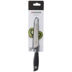 Μαχαίρι Brabantia Tasty+ 1001165, 13,3 cm, Σκληρυμένο ατσάλι, Ανθεκτικό σε γρατζουνιές και διάβρωση, Σκούρο γκρι