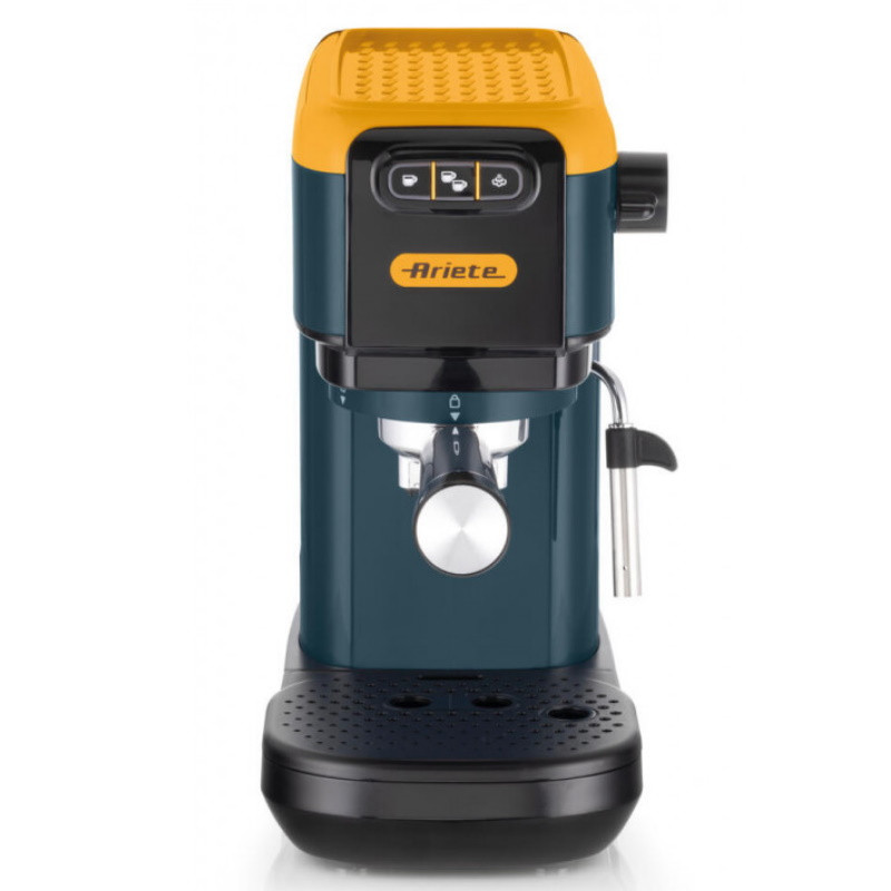 Ariete ESPRESSO COLOR 1399/16 Coffee Machine, 1300W, 15 bar, 1.1 L, Ground Coffee and ESE, Yellow