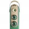 Calorifer electric cu ulei Ariete VINTAGE 0838/1, 2000W, 9 elementi, 3 trepte, Indicator de putere, Rotite pivotante 360°, Maner, Verde