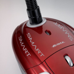 Ηλεκτρική σκούπα Ariete SMART 2735/10, 700W, 2.5 l, ένδειξη πλήρους σακούλας, μπορντώ/μαύρο
