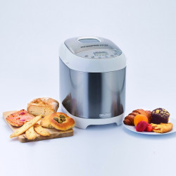 Ariete PANEXPRESS 1000 0133/00, 550W, 1 kg, 19 προγράμματα, LCD, 3 επίπεδα ψησίματος, 15 ώρες καθυστέρηση έναρξης, Inox