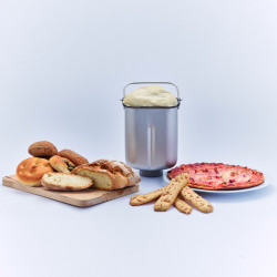 Masina de facut paine Ariete PANEXPRESS 1000 0133/00, 550W, 1 kg, 19 programe, LCD, 3 trepte de coacere, Pornire intarziata 15 h, Inox