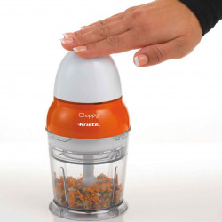 Tocator Ariete CHOPPY 1836/00, 160W, 250 ml, PULSE, Capac de siguranta, Alb/Portocaliu