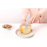 Brabantia Profile 1003284 Cheese and Yellow Cheese Knife, Ultrasonically Polished Blade, Stainless Steel