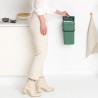 Cos colectare selectiva a deseurilorBrabantia Sort&Go 1003234, 12 L, Maner, Montabil pe perete, Verde inchis