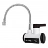 Robinet incalzire apa instant Elite EHD-2569, Montare pe perete, 3300W, Rotire 360°, Pana la 120°C, Afisaj digital, IPX4, Argintiu