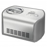 Masina preparare inghetata First Austria FA-5105-1, 135W racire cu compresor, 1,2 L, Timer, Timp de preparare 45-60 min, Afisaj LCD, Inox