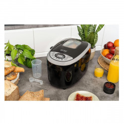 Хлебопекарна FIRST FA-5152-3-BA, 850W, 1.25 кг, 12 програми, Таймер, Незалепващо покритие, Черен/инокс