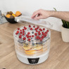 Deshidrator pentru fructe First Austria FA-5126-8, 380W, 5 nivele, Fara BPA, Termostat, Timer reglabil, 35-70°C, Alb