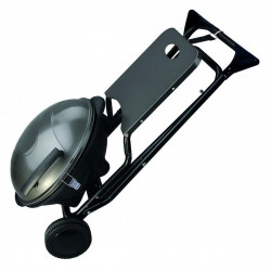 Gratar electric First Austria FA-5350-1, 2400W, Termostat, Termometru, Placa antiaderenta, Alimentare impermeabila, Roti, Negru