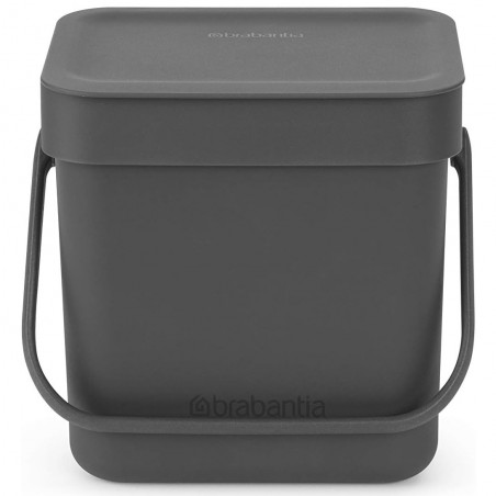 Кош за смет за разделно събиране Brabantia Sort&Go 3L, Grey