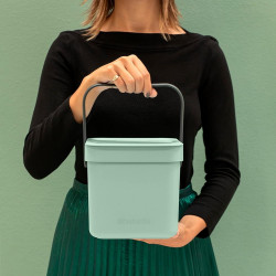 Кош за смет за разделно събиране Brabantia Sort&Go 6L, Jade Green
