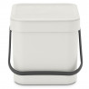 Кош за смет за разделно събиране Brabantia Sort&Go 6L, Light Grey