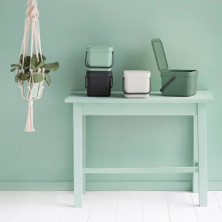 Brabantia Coș de colectare selectivă a deșeurilor Sort&Go 1005514, 6 l, Mâner, Montabil pe perete, Gri deschis