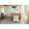 Cos de gunoi Brabantia Bo Pedal 1003182, 60 l, Inchidere usoara, Baza antiderapanta, Alb