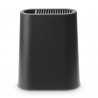 Brabantia Knife Block 1004149, Cutlery Holder, Non-Slip Base, Dark Gray