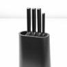 Brabantia Knife Block 1004149, Cutlery Holder, Non-Slip Base, Dark Gray