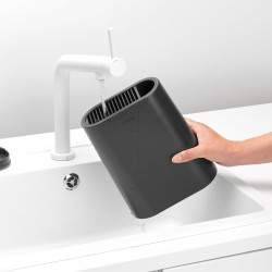 Μαχαιροθήκη Brabantia 1004149, Μαχαιροθήκη, Αντιολισθητική βάση, Σκούρο γκρι