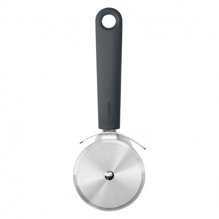 Cutit pentru pizza Brabantia Tasty+ 1008888, Orificiu de agatat, Otel calit, Gri inchis