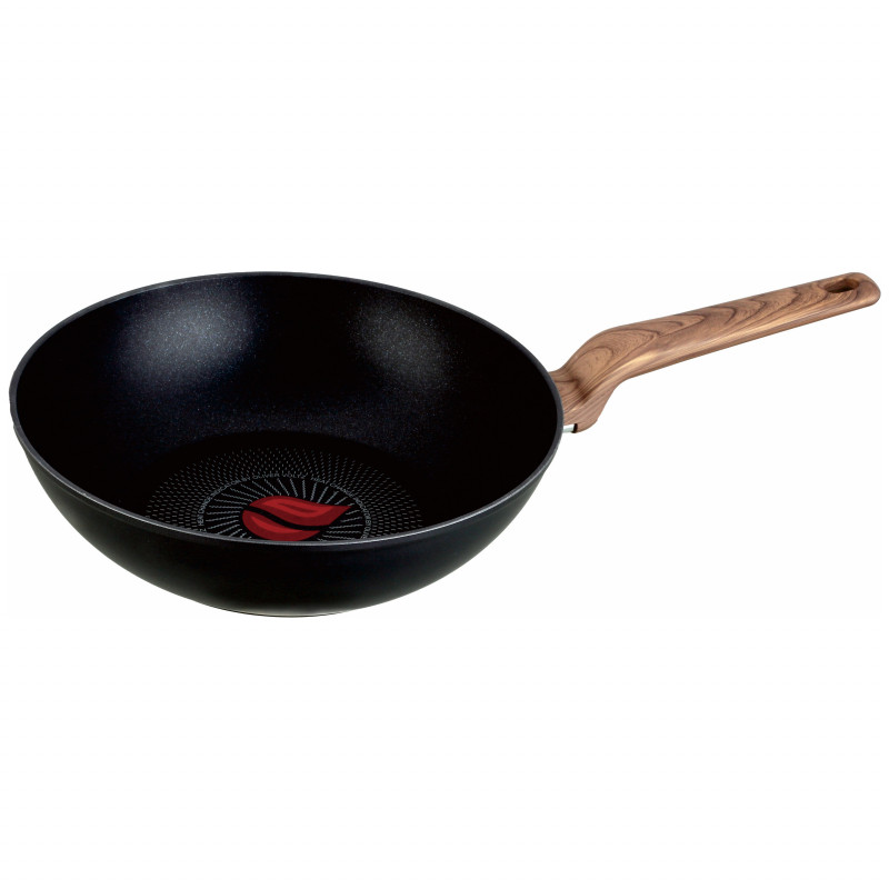 Tigaie wok Oliver Voltz Paris OV54420F30, 30 cm, Acoperire neaderenta, Senzor de caldura, Inductie, Negru