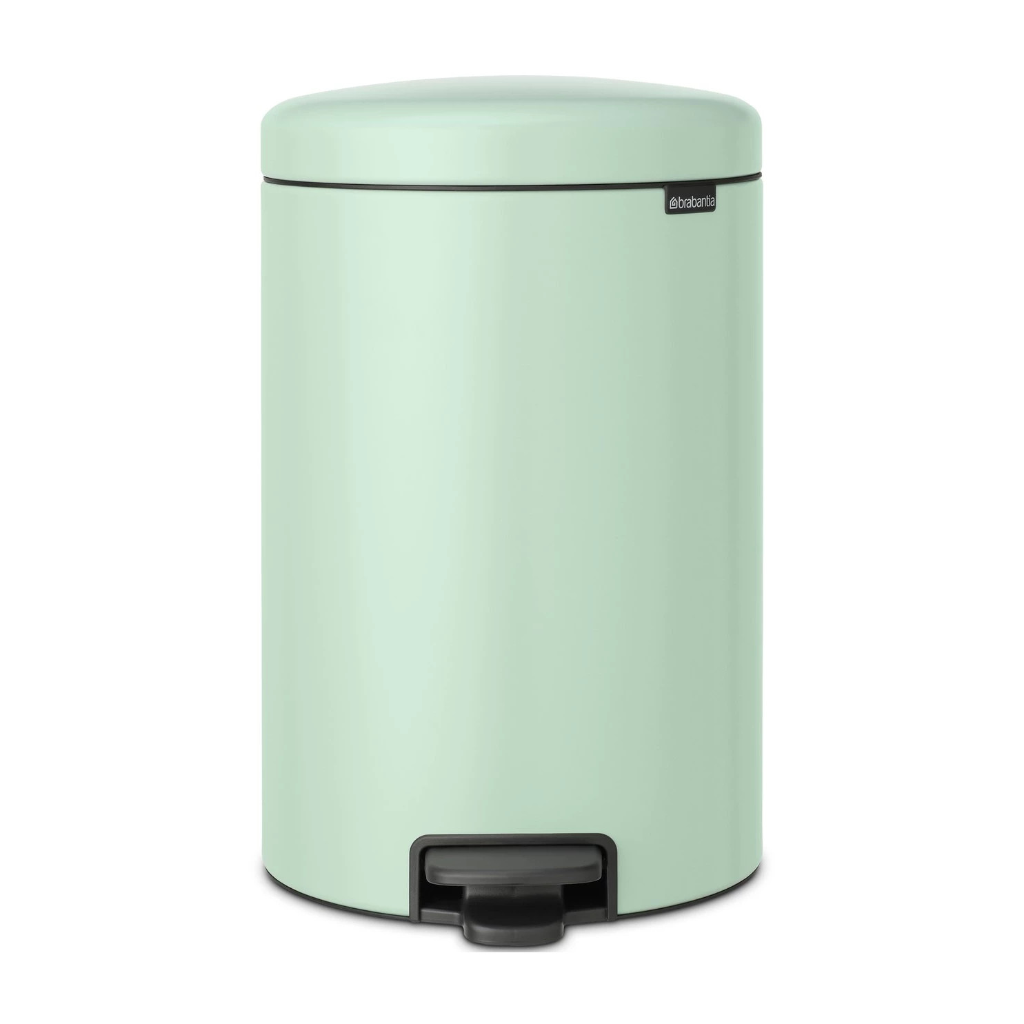 Кош за боклук с педал Brabantia NewIcon 1008847, 20 л, Плавно затваряне, Противоплъзгаща основа, Светлозелен