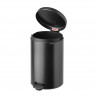 Brabantia NewIcon 1008846 Pedal Bin, 20 L, Soft-Close, Non-Slip Base, Dark Gray