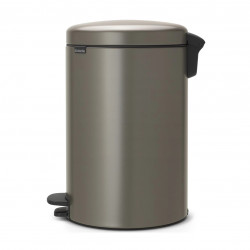 Brabantia NewIcon 649042 Pedal Bin, 20 L, Soft-Close, Non-Slip Base, Gray