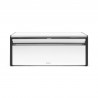 Cutie pentru paine Brabantia Fall Front 646848, 18 L, 46.5x25 cm, Montare pe perete, Inox