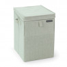 Cos de rufe stivuibil Brabantia 1000829, 35 l, Deschidere frontala, Capac larg, Pliabil, Verde