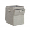 Brabantia Stackable Laundry Bin 1000827, 35 L, Front-loading, Wide Lid, Foldable, Gray