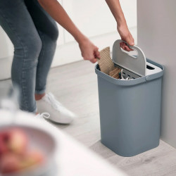 Cos de gunoi Joseph Joseph 30109, 4 l, Aerisire, Fara BPA, Gri/verde