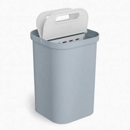 Cos de gunoi Joseph Joseph 30109, 4 l, Aerisire, Fara BPA, Gri/verde