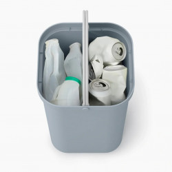 Cos de gunoi Joseph Joseph 30109, 4 l, Aerisire, Fara BPA, Gri/verde