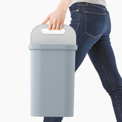 Cos de gunoi Joseph Joseph 30109, 4 l, Aerisire, Fara BPA, Gri/verde