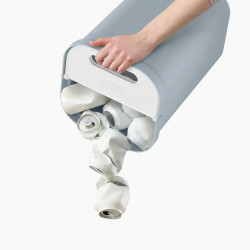 Cos de gunoi Joseph Joseph 30109, 4 l, Aerisire, Fara BPA, Gri/verde