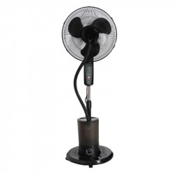 Вентилатор  Voltz OV51760K16M, 85W, Функция мъгла, 3.5 л, Таймер, Дистанционно, Черен