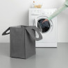 Торба за пране Brabantia 1001094, 55 л, Твърдо и отделящо се дъно, Магнитни дръжки, Черен