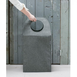 Торба пране Brabantia 55L, Pepper Black, правоъгълна