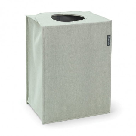 Brabantia Laundry Bag 1001095, 55 L, Rigid, Removable Bottom, Magnetic Handles, Green